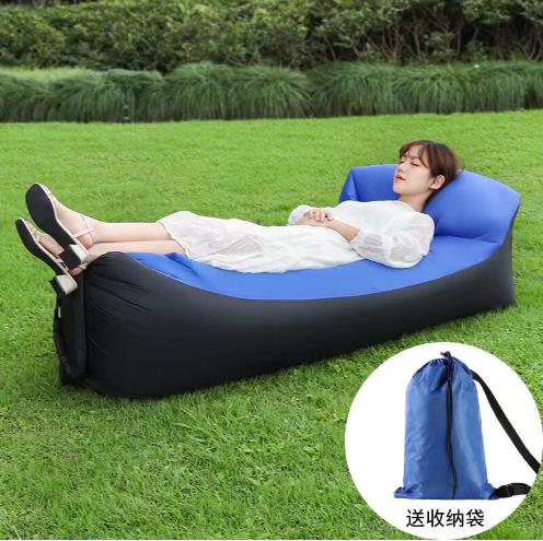 サンラウンジャー枕スタイルインフレータブルソファ屋外ポータブ - Outdoor Daybed Furniture のレビューと価格